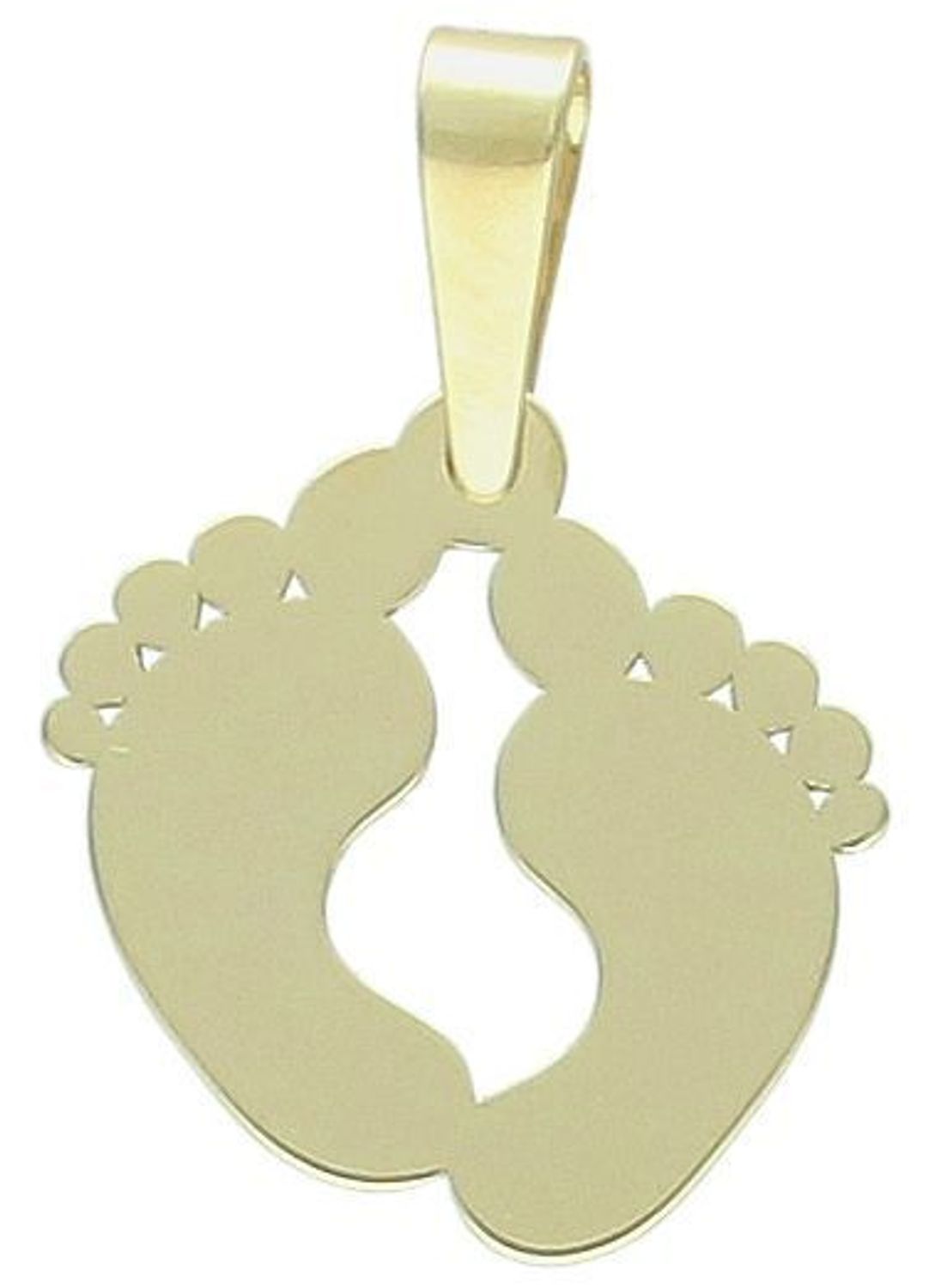 Zawieszka złota damska stopy stópki próba 375, ZA 5602 375  Piękny, złoty wisiorek o ciekawym wzorze wykonany z żółtego złota. Zawieszka w formie stópek. Wisiorek został wykonany z wysokiej jakości złota próby 375.1.jpg